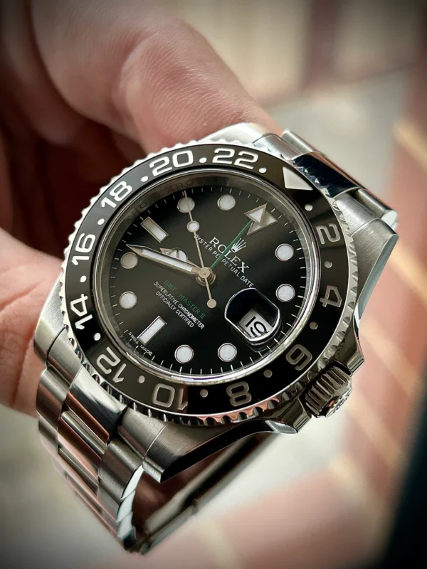 2012 Rolex GMT-Master II 40mm 116710LN Stainless Steel Black Dial