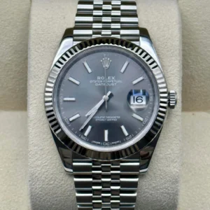 2017 Datejust 41mm 126334 Jubilee Rhodium Dial