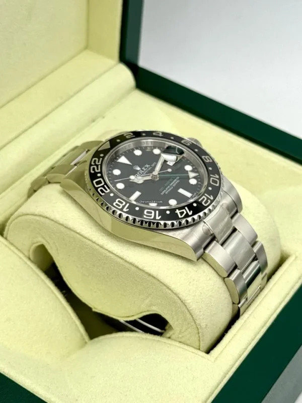 2012 Rolex GMT-Master II 40mm 116710LN Stainless Steel Black Dial