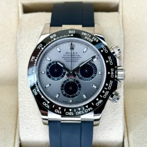 2018 Rolex Daytona 40mm 116519LN White Gold Oysterflex Grey Ghost Dial