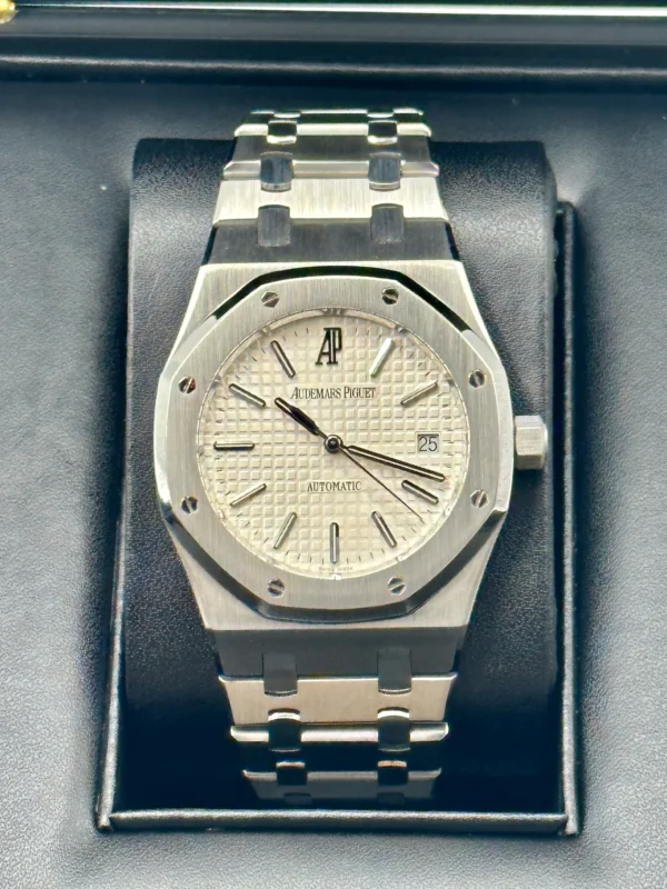2011 Audemars Piguet 39mm 15300ST Royal Oak White Dial