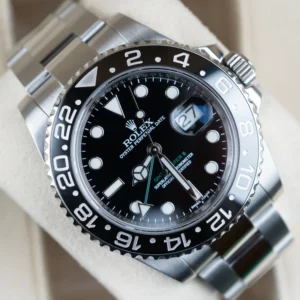 2015 Rolex GMT-Master II 40mm 116710LN Stainless Steel Black Dial