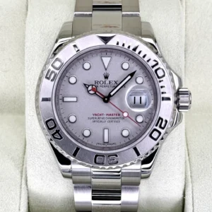 2014 Rolex Yacht-Master 40mm 16622 Platinum Bezel and Dial