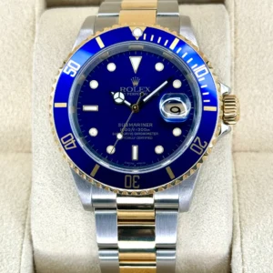 2003 Rolex Submariner “Bluesy” 40mm 16613 Two-Tone Blue Dial