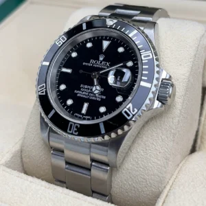 2007 Rolex Submariner Date 40mm 16610 Stainless Steel Black Dial