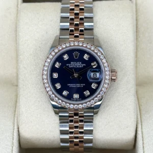2017 Rolex Lady-Datejust 28mm 279381RBR Two-Tone Purple Diamond Dial