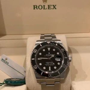 2014 Rolex Submariner 40mm 114060 Stainless Steel Black Dial