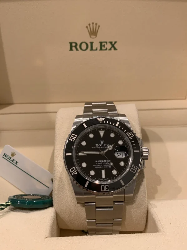 2014 Rolex Submariner 40mm 114060 Stainless Steel Black Dial