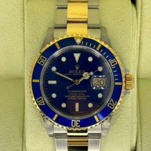 2008 Rolex Submariner “Bluesy” 40mm 16613 Two-Tone Blue Dial