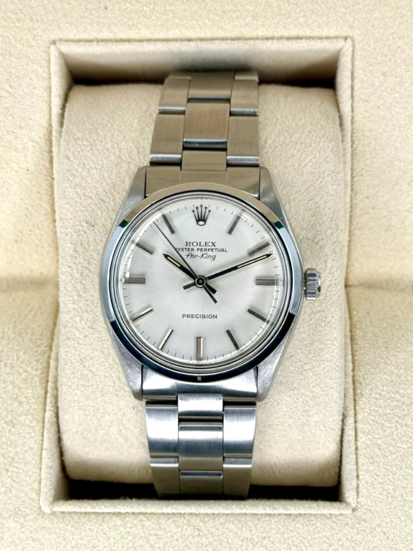 1978 Rolex Air-King 34mm 5500 Stainless Steel Oyster Silver Dial