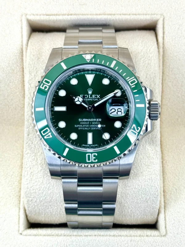 2017 Rolex Submariner “Hulk” 40mm 116610LV Green Dial
