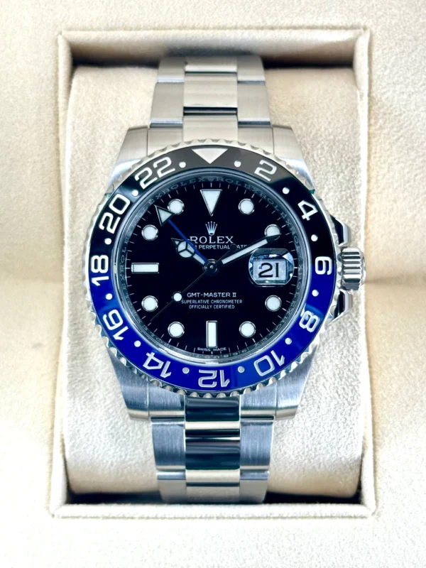 2015 Rolex GMT-Master II “Batman” 40mm 116710BLNR Oyster