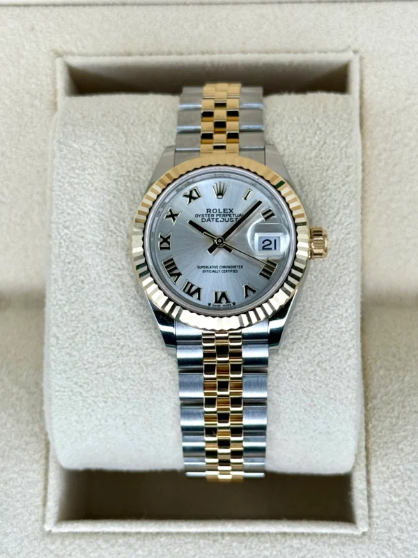 2017 Rolex Lady-Datejust 28mm 279173 Two-Tone Jubilee White Dial