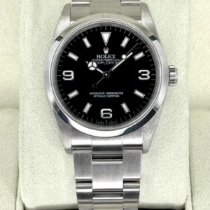 2007 Rolex Explorer 36mm 114270 Stainless Steel Black Dial