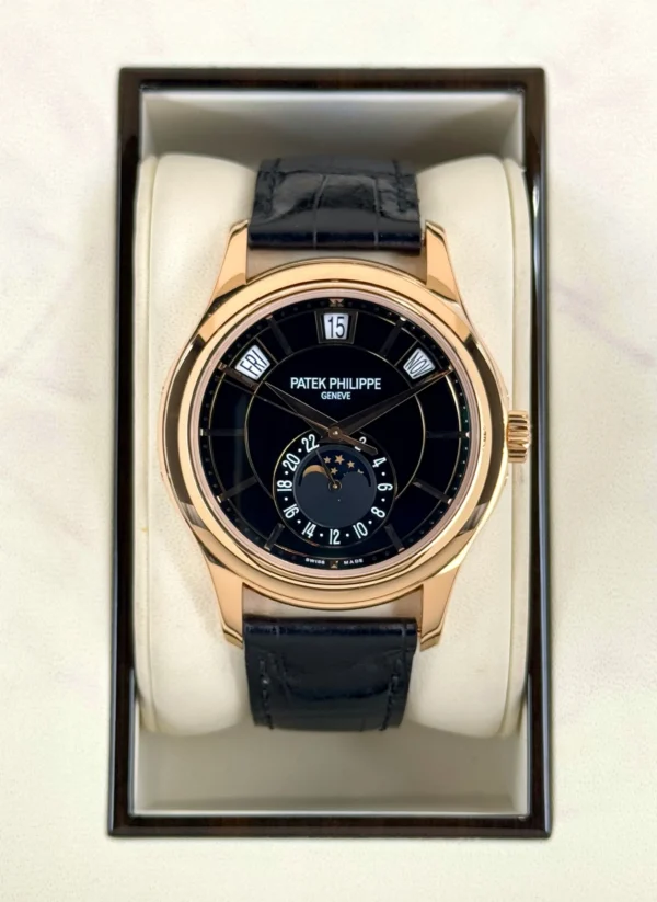 2014 Patek Philippe Annual Calander 40mm 5205R Rose Gold Black Dial
