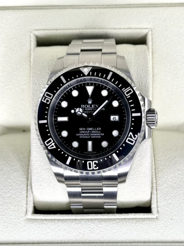 2015 Rolex Deepsea 44mm 116660 Stainless Steel Black Dial