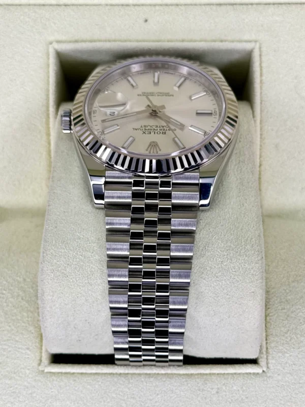 2017 Rolex Datejust 41mm 126334 Stainless Steel Jubilee Silver Dial