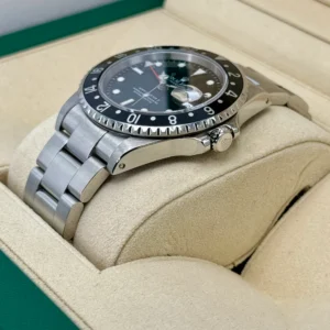 2003 Rolex GMT-Master II 40mm 16710LN Stainless Steel Black Dial