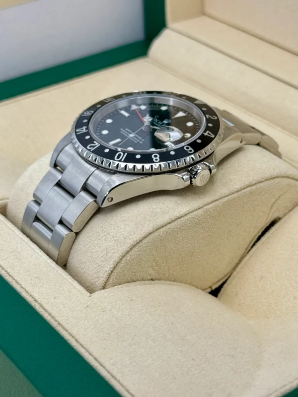 2003 Rolex GMT-Master II 40mm 16710LN Stainless Steel Black Dial