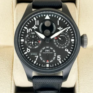 2013 IWC Top Gun Perpetual Calendar Big Pilot 48mm IW502902 Ceramic