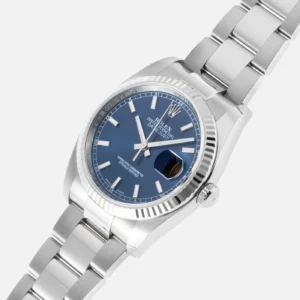 2018 Rolex Datejust 36mm 116234 Stainless Steel Oyster Blue Dial