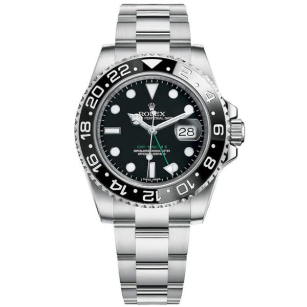 2009 Rolex GMT-Master II 40mm 116710LN Stainless Steel Black Dial